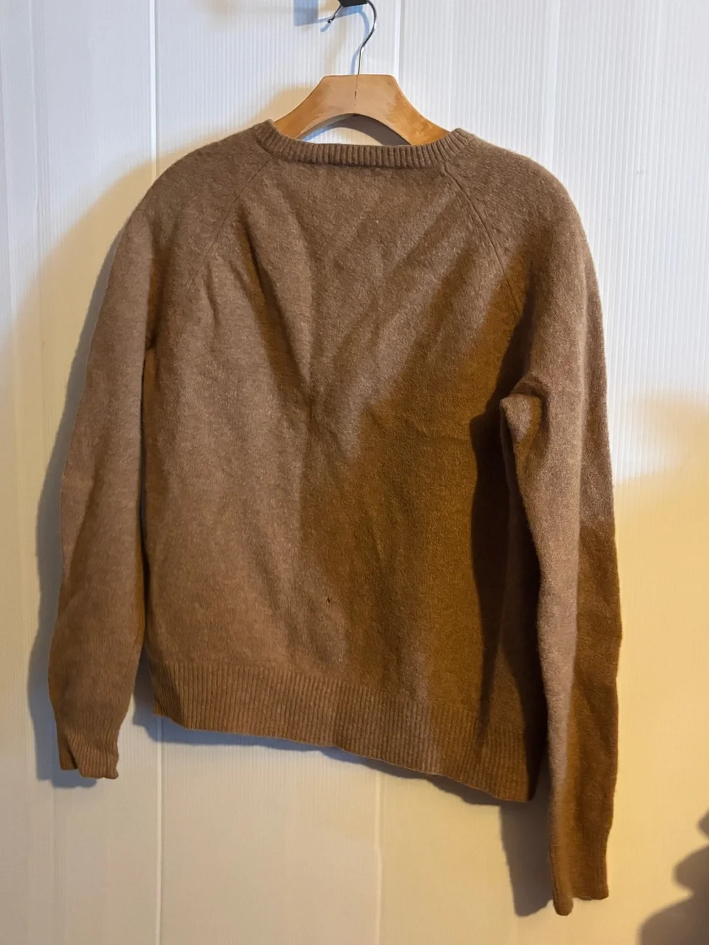 J. Crew Men's Crewneck Sweater 100% lambswool Brown
